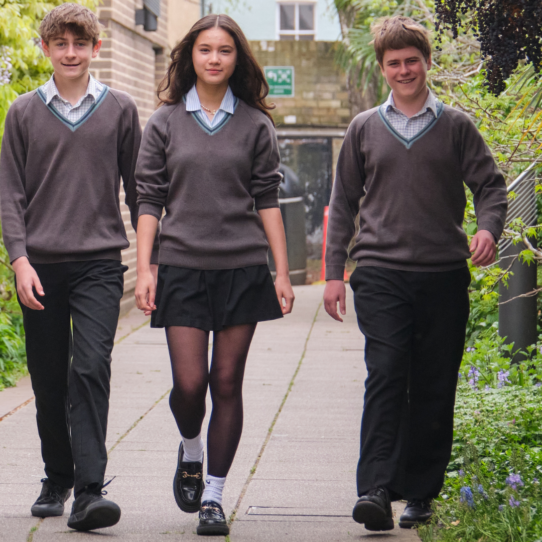 Image of students on campus to illustrate link to 'Our Vision' page