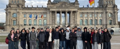 Stephen Perse students in Berlin on a history trip