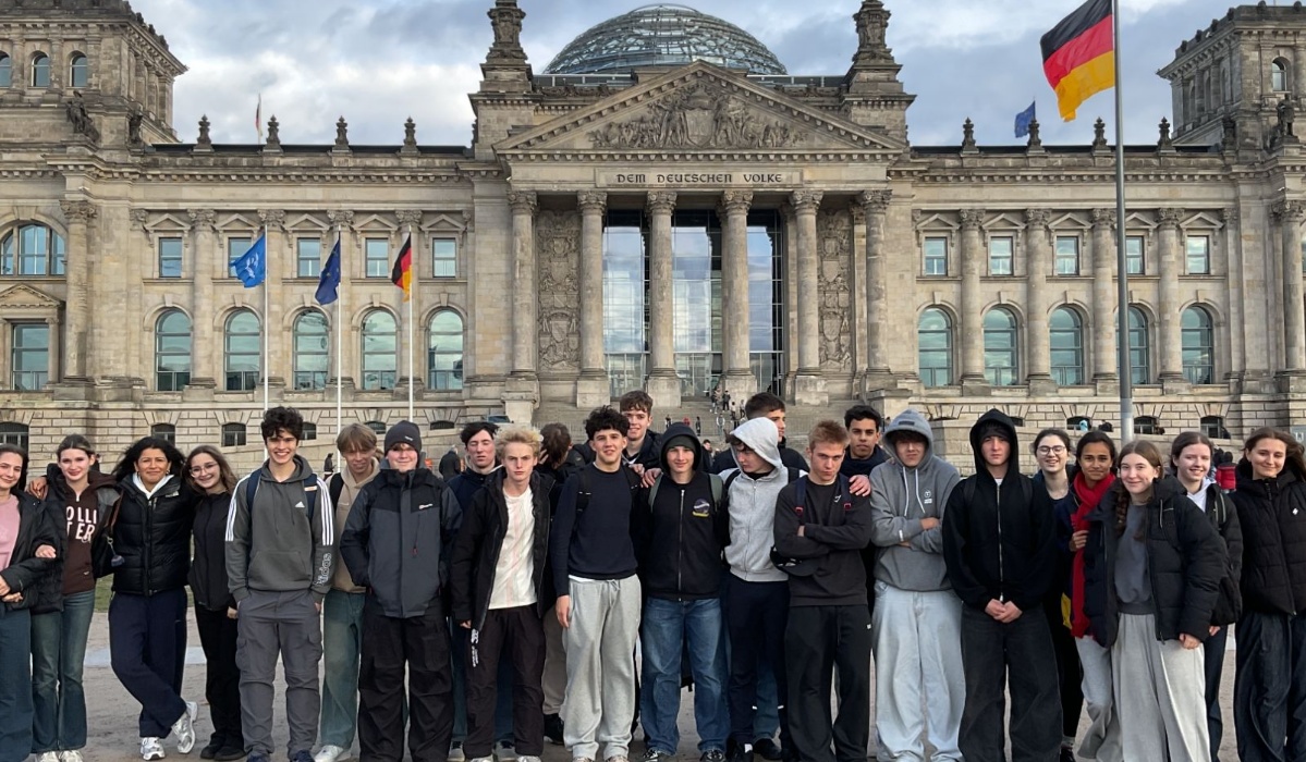 Stephen Perse students in Berlin on a history trip